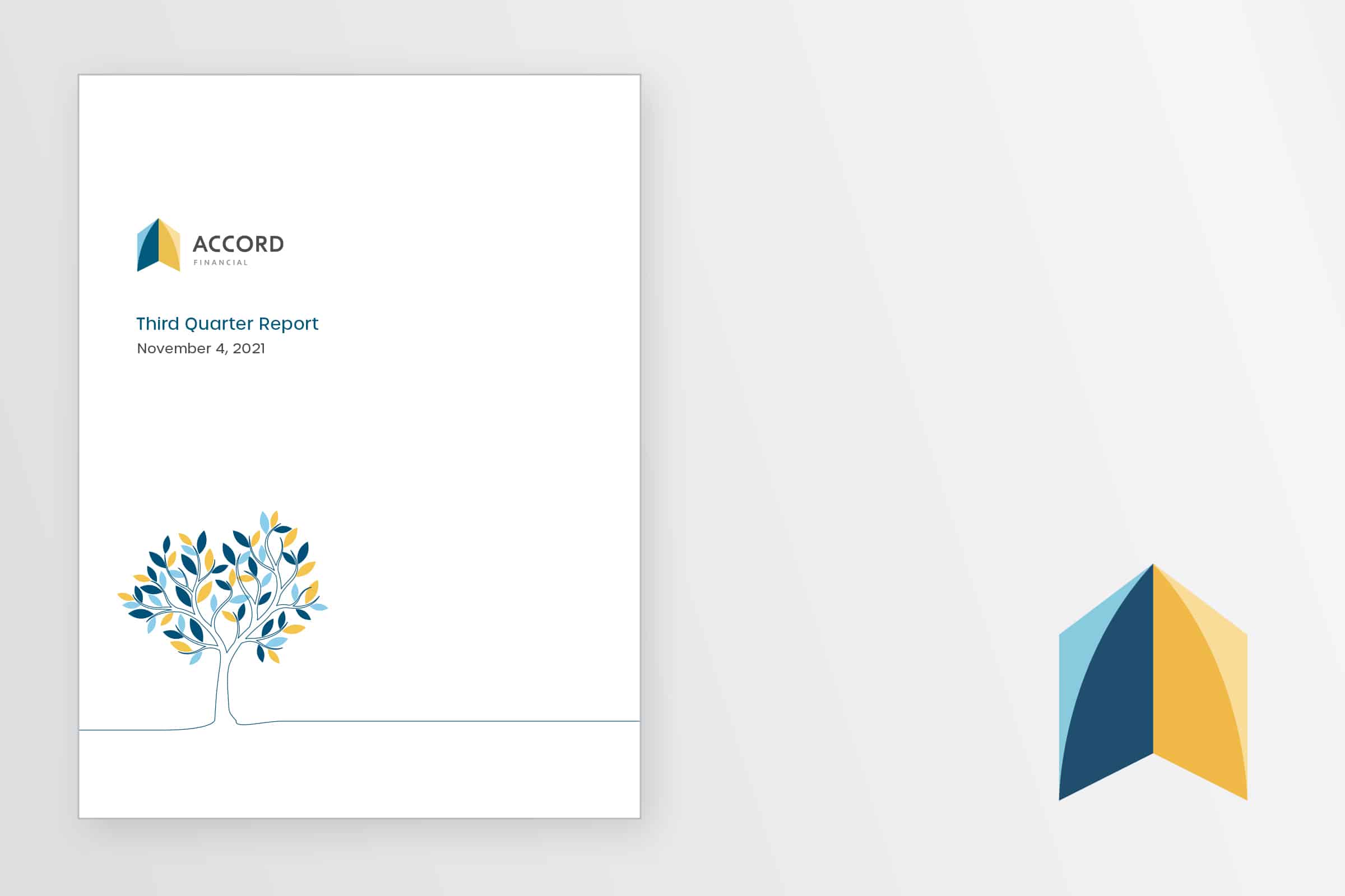 third quarter report cover
